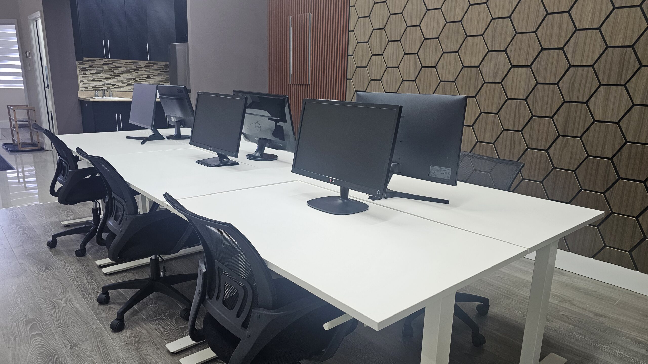 Open Desk Spaces